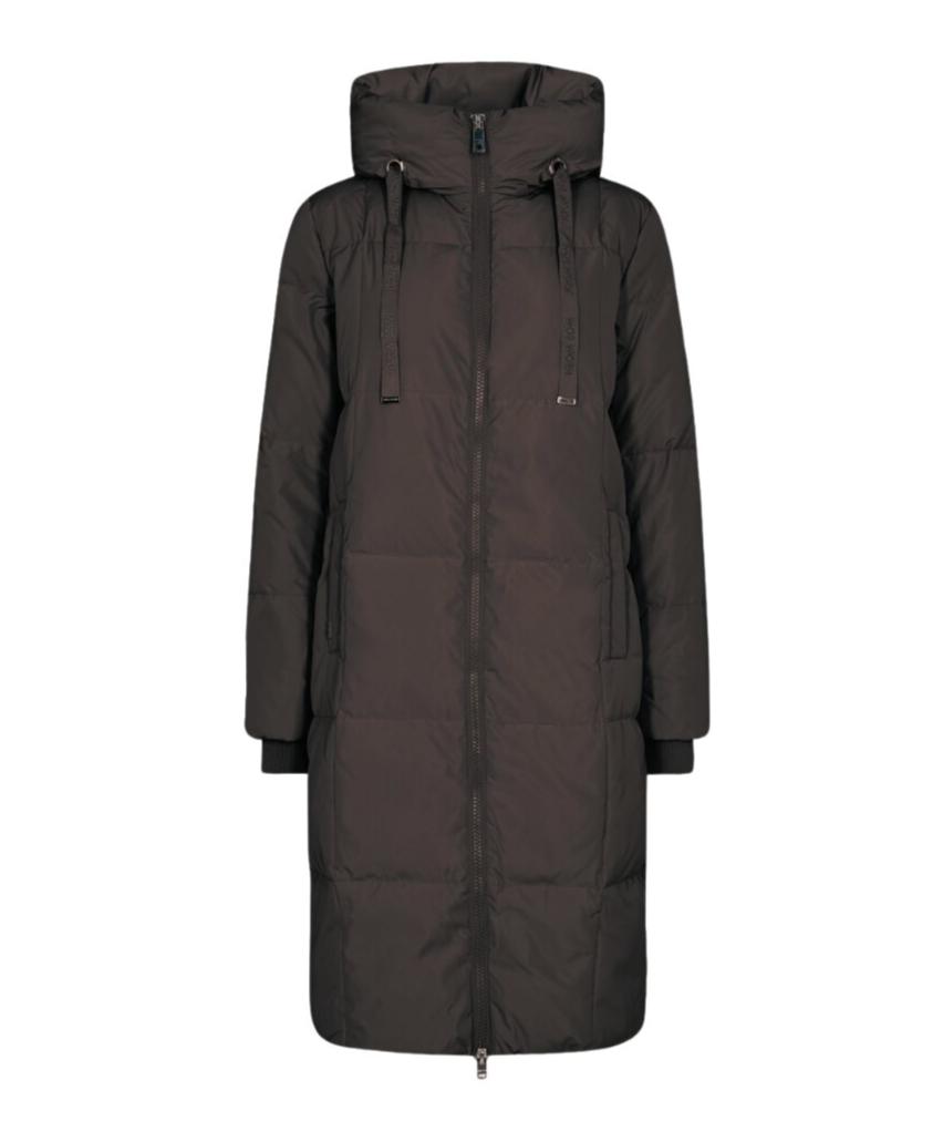 Nova Square dunfrakke - Slate Black